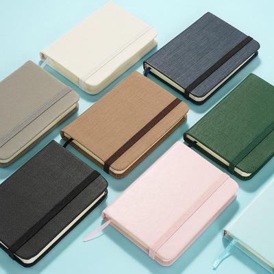 A7 Portable Mini Notebook with Strap - Custom Logo Pocket Book for Office