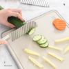 Stainless Steel Crinkle Wavy Slicer Knife Fruit Vegetable Potato Chip Slicer Potato Cutter Chopper French Fry Maker Tools