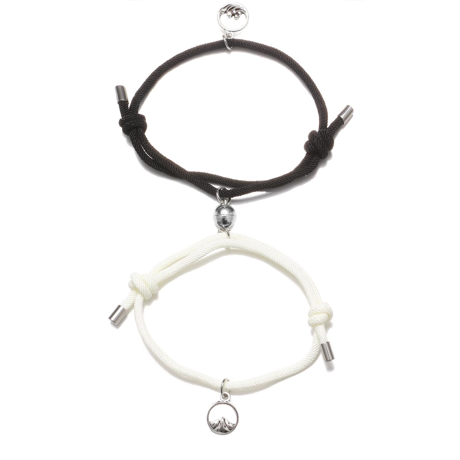 

Браслет из сплава друг друга для пары, нишевый дизайн, простые ювелирные изделия, модный подарок