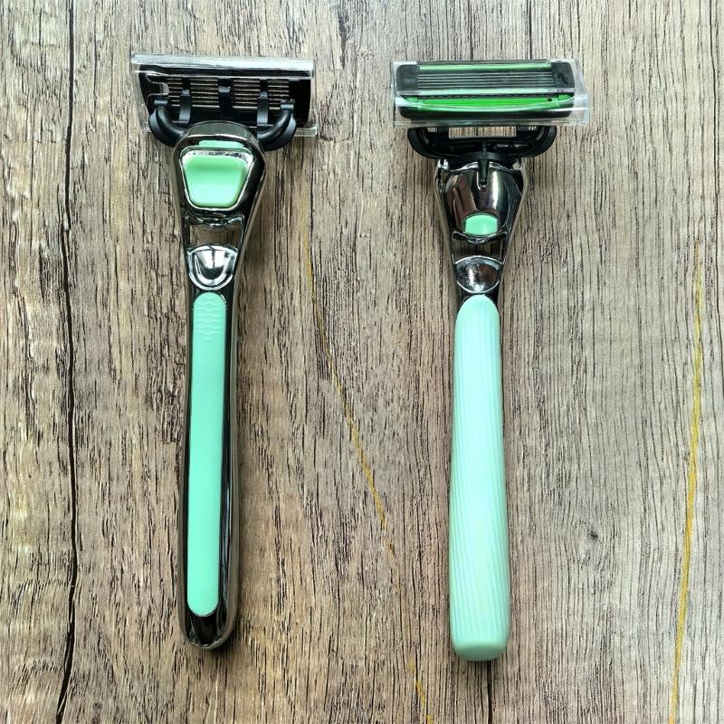 Safety Razors Safety Shaving Razors Metal Razors with 5 Safety Razors Blades,Ecofriendly Razors with Ergonomic Handle