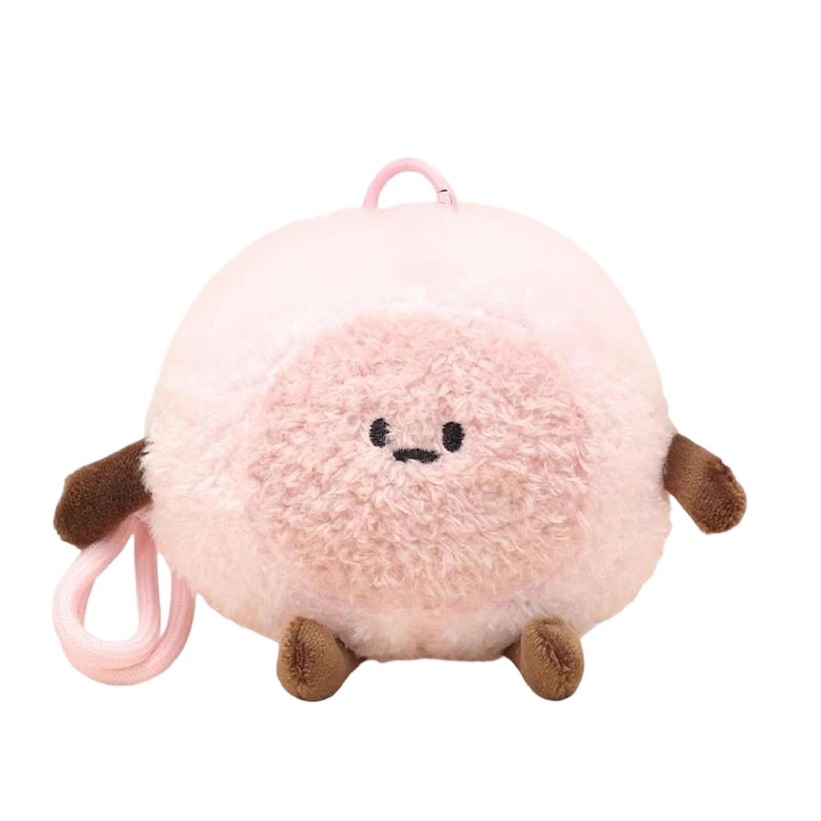 

Fun Birthday Cake Burger Plush Doll Soothing Doll Bag Pendant Small Gift One Size