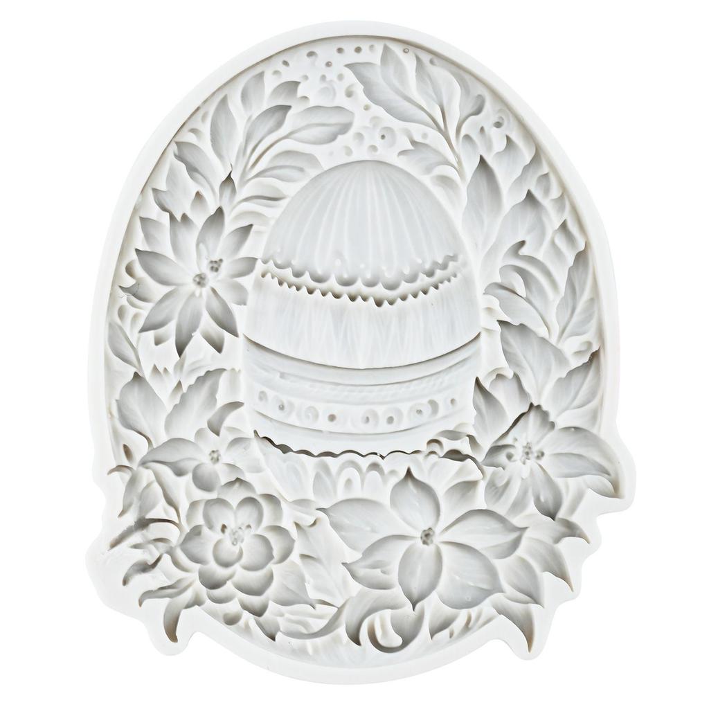Easter Silicone Molds Easter Egg Flower Fondant Mold Cake Decorating Tools Cupcake Topper Candy Resin Clay Chocolate Gumpaste Mold