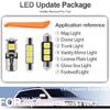 15pcs Grand Cherokee Interior LED Lights Bulb Kit for Jee'p Grand Cherokee WK2 2011 2012 2013 2014 2015 2016 2017 2018 2019 2020 Super Bright 6000K