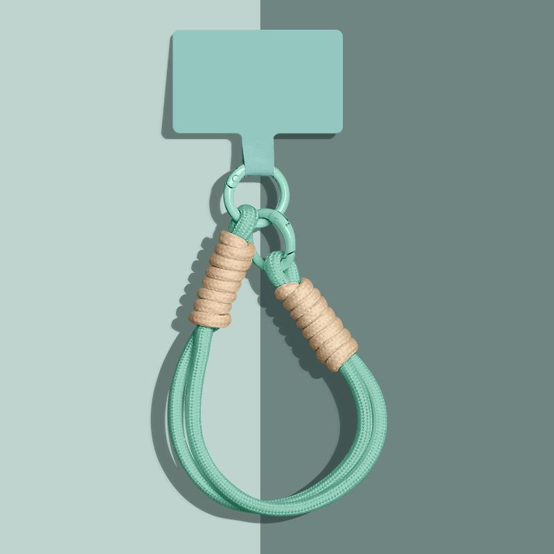 

1 шт. Цепочка для сумки, Шнурок для мобильного телефона, Подвеска, Портативный, Легкий для ношения, Браслет, Простой однотонный короткий брелок