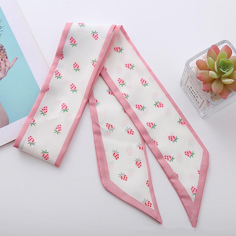 Fashion Long Silk Scarf Hair Band Hair-Binding All-Match High Sense Headdress Celebrity Hair Accessories For Women Headband