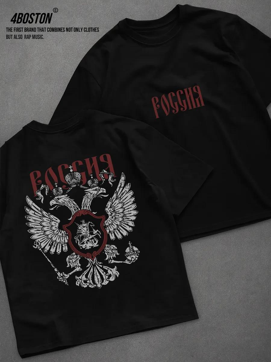 Oversized Y2K moon parameters print T-shirt L