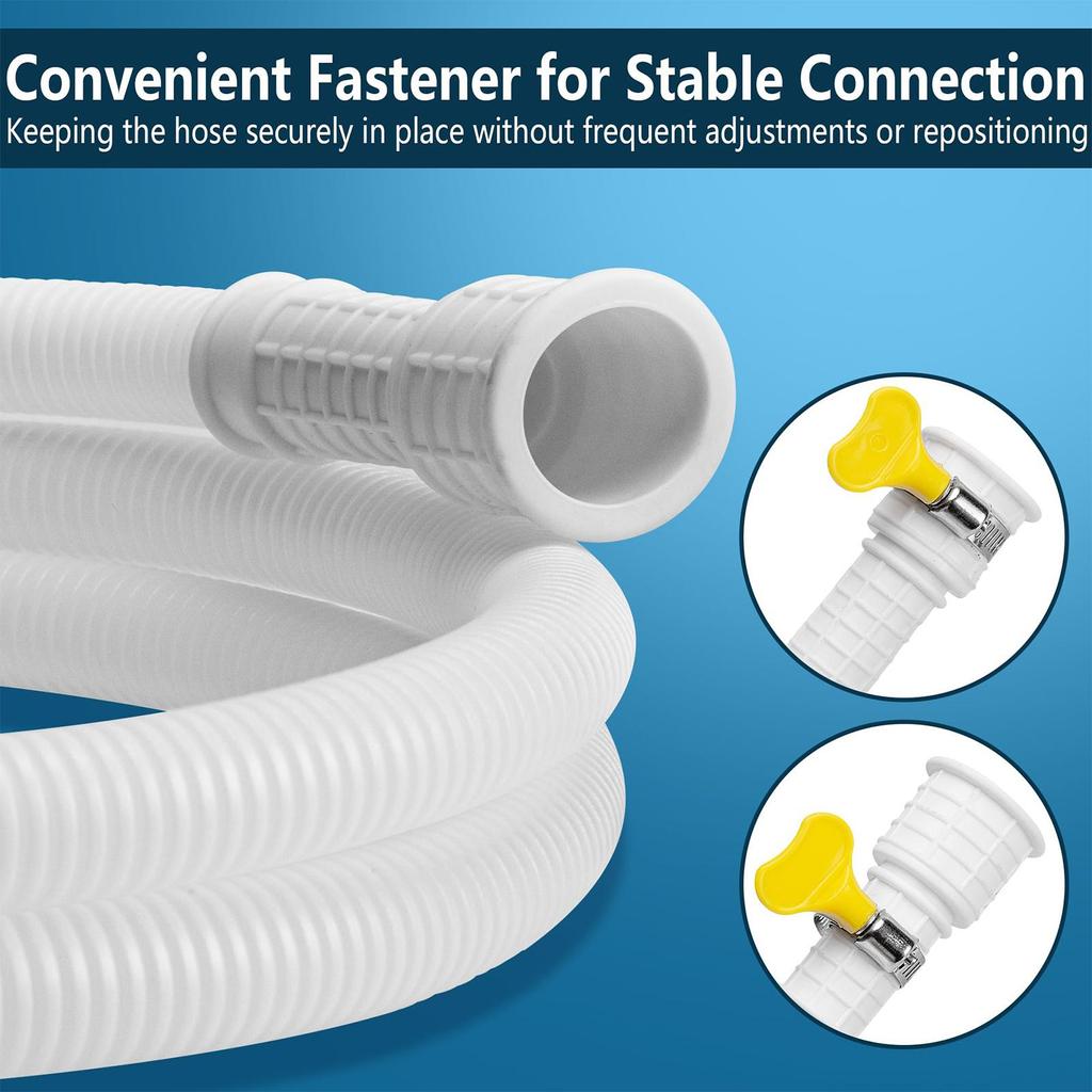 5/6M Waschmaschine Zulaufschlauch Luftentfeuchter Mobile Klimaanlage Ablaufschlauch AC Außengerät Wasserleckage Schlauch Kunststoffrohr