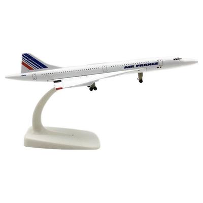 1:Concorde Modelvliegtuig Schaal 1:300, 20cm met Displaystandaard (willekeurige selectie)