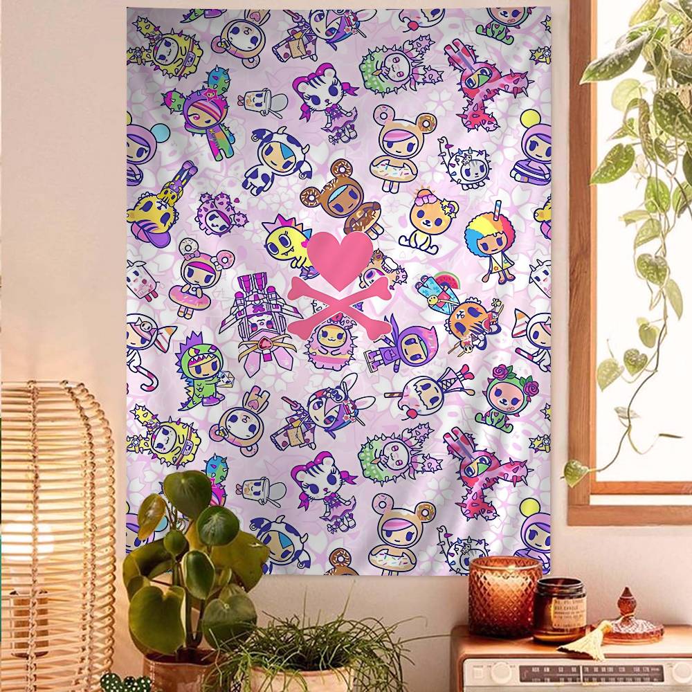

Japan Tokidoki Hanging Bohemian Tapestry Bohemian Wall Tapestries Mandala Cheap Hippie Wall Hanging 74x94cm(29x37in)