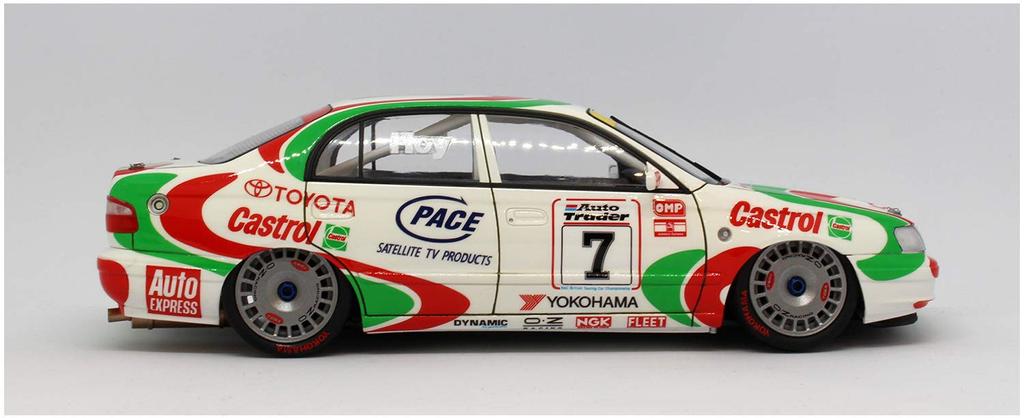 Aoshima Bunka Kyozaisha BEEMAX Series Toyota Carina E ST191 1994 BTCC Specification Plastic Model 1/24 No.26