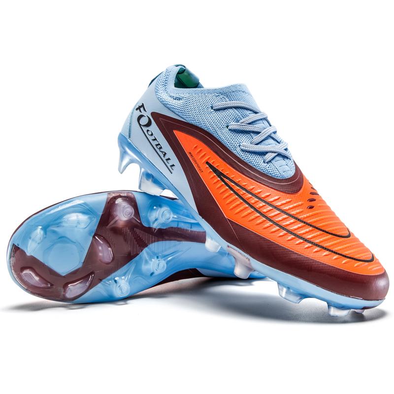 Super Star Fashion Mens Soccer Sneakers Unisex Professional Football Training Shoes Men Long Spikes Futsal Cleats chuteira campo