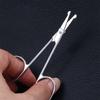 New Fashion Curved Stainless Steel Nose Hair Scissors Beauty Tool Ear Facial Trimmers