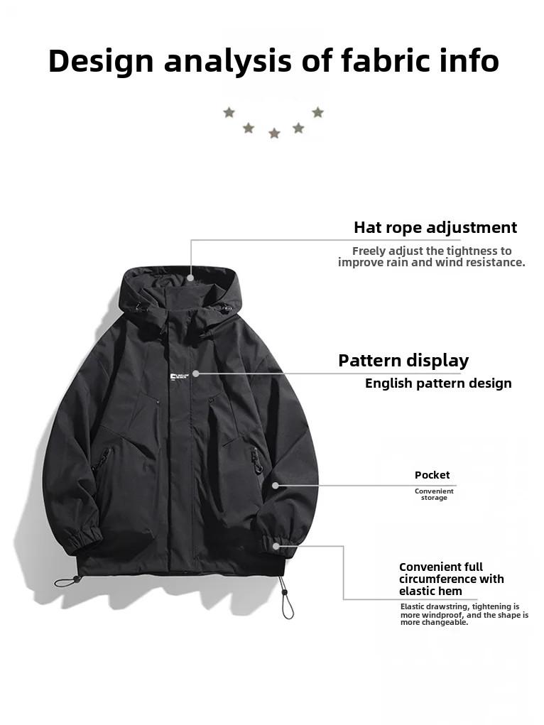 2024 Men's Trendy Workwear Jacket - Stylish Spring & Autumn Mountaineering Wear