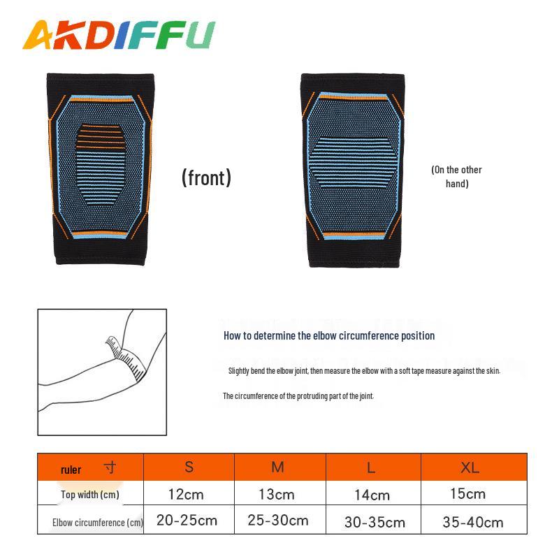 Support de coude compressif tricoté respirant pour les sports d'été - Protège-bras absorbant la sueur pour le basketball et le volleyball