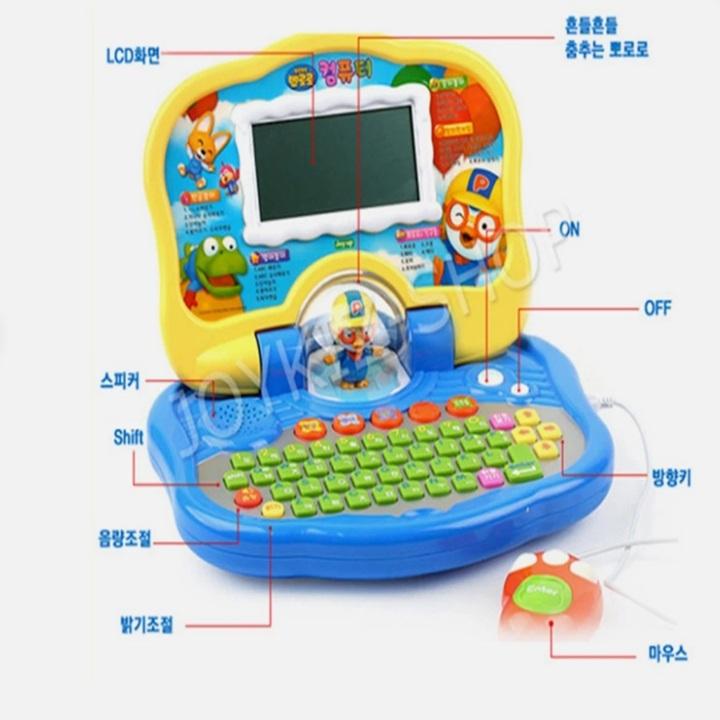 Pororo Ve Arkadaşlar Bilgisayar Oyuncak / Korece İngilizce Sayı Yaratıcılık Oyun Oyna