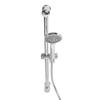 Shower Rail Set Handheld Shower Head Adjustable Slide Bar with 150cm/59.06in Shower Hose G1/2 for