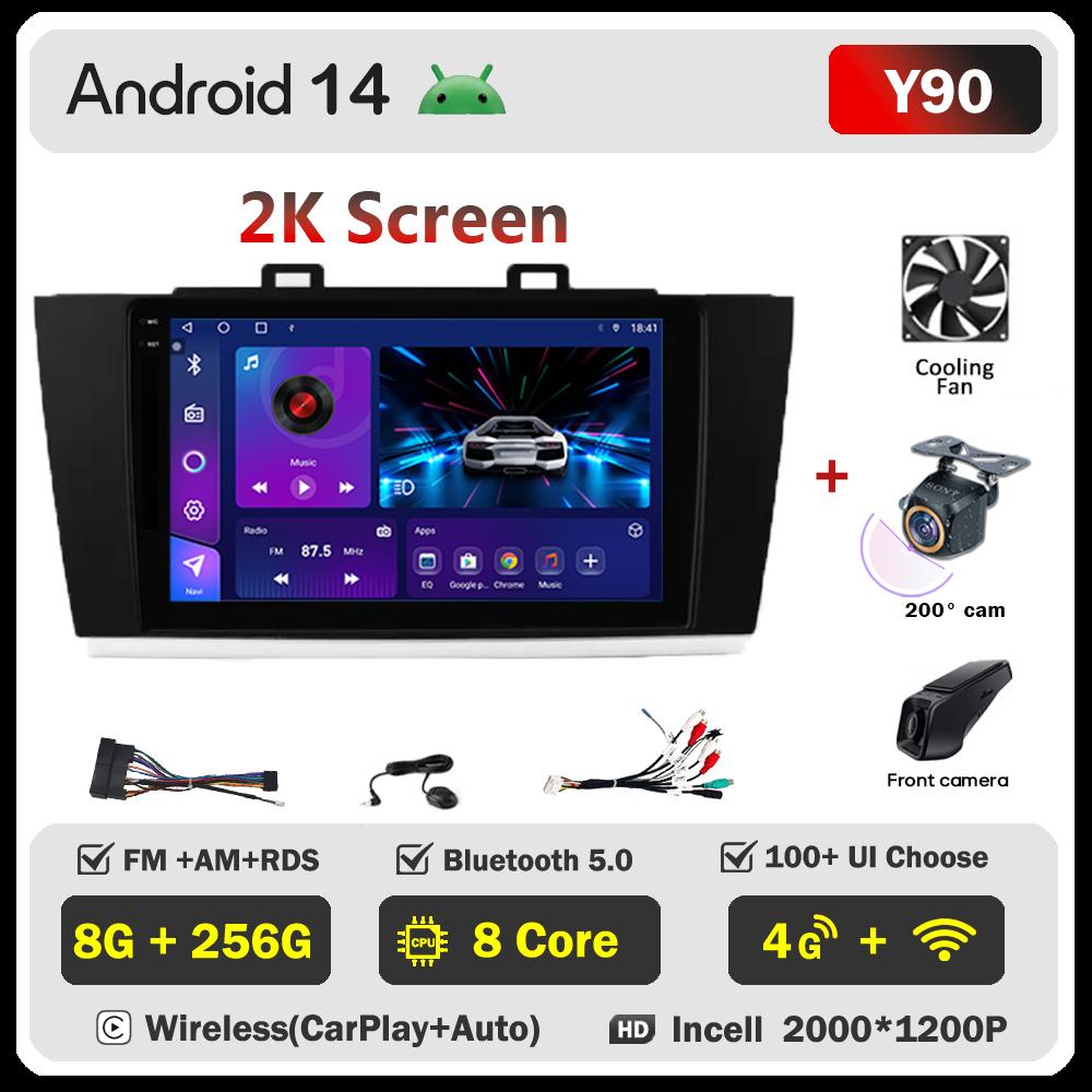 For Subaru Legacy Outback 2015-2018 Car Radio Player Car Carplay Screen Autoradio Mirror Link Car Intelligent Systems RDS DSP