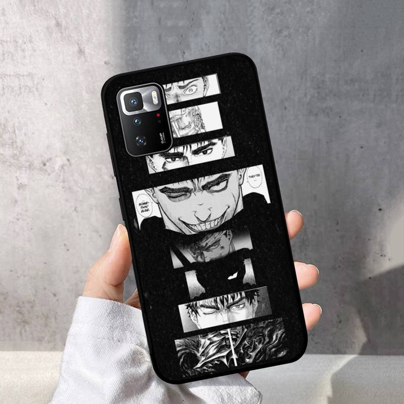 Θήκη τηλεφώνου Berserk Guts για Redmi Note 8 7 9 4 6 pro max TX 5A 3 10 lite pro