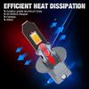 2Pcs 20000LM H1 LED Headlight Bulbs Mini H3 Led Fog Light for Car Headlamp Fanless DRL Lamp Auto Daytime Running Lights 12V 24V 6500K White
