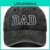 Dad Mom Embroidered Baseball Cap With Cotton Material For Summer Casual Style