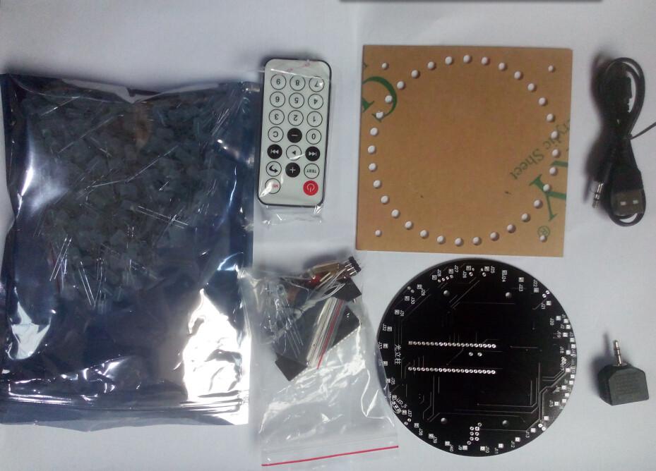 LED Cube Music Spectrum Kit: Dreamy 8x32 Dot Matrix DIY Components