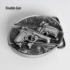 Creative Knife-Head Belt Buckle: Genuine Leather & Alloy Fashion Accessory