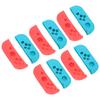 5 Sets Silicone Gamepad Cover Strong Protection Game Machine Accessory for NS SwitchRed Blue