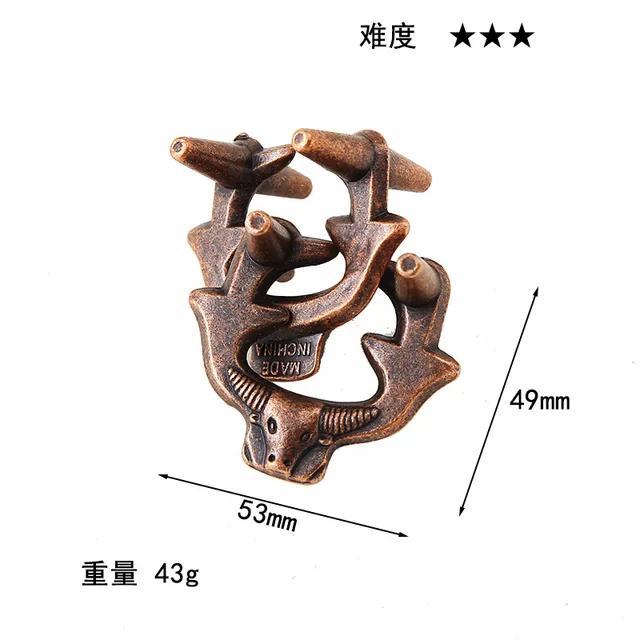 Puzzle Zinklegierung Entriegelung Kongming Schloss Magische Legierung Puzzle Spielzeug Neun Verbundene Ringe Intelligenz Entschlüsselung Spielzeug