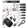 AAAKE1 Car Styling Metal Key Ring Key Holder Braided Rope Key Case Accessories For Mugen Typer ACCORD Avancier Airwave Civic FK8