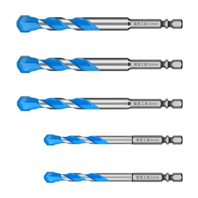 Sechskantschaft Hohe Härte Schräger Kopf Exzenterbohrer 5/6/8/10/12mm Geeignet für Bohrer Glas Ziegel Zement Holz Fliese