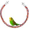 Bird Rope Perches,Parrot Toys 48 Inches Rope Bungee Bird Toy (48 Inches)[1 Pack]