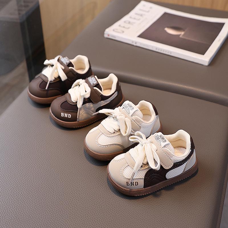 2025 Retro Children's German Sneakers: Breathable Mesh Training Shoes for Boys and Girls, Forrest Gump Style