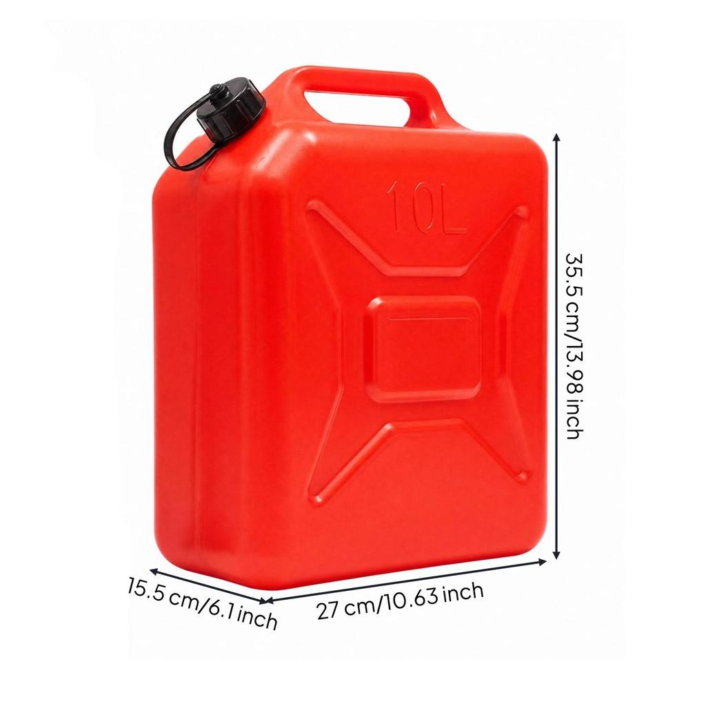 HDPE Fuel Container Multipurpose Can with Dispensing Hose Portable Gas Tethered Cap