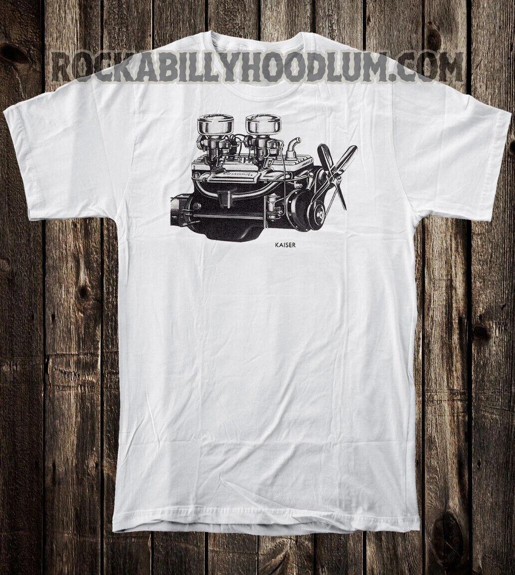 

Retro Hot Rod Tee T Shirt Drag Race Auto Speed Shop Kaiser Motor M