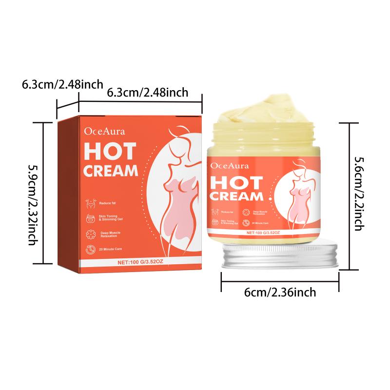 OceAura Body Slimming Cream Nourishing Skin for Arms & Body Enhance Body Curve Daily Massage Care Cream
