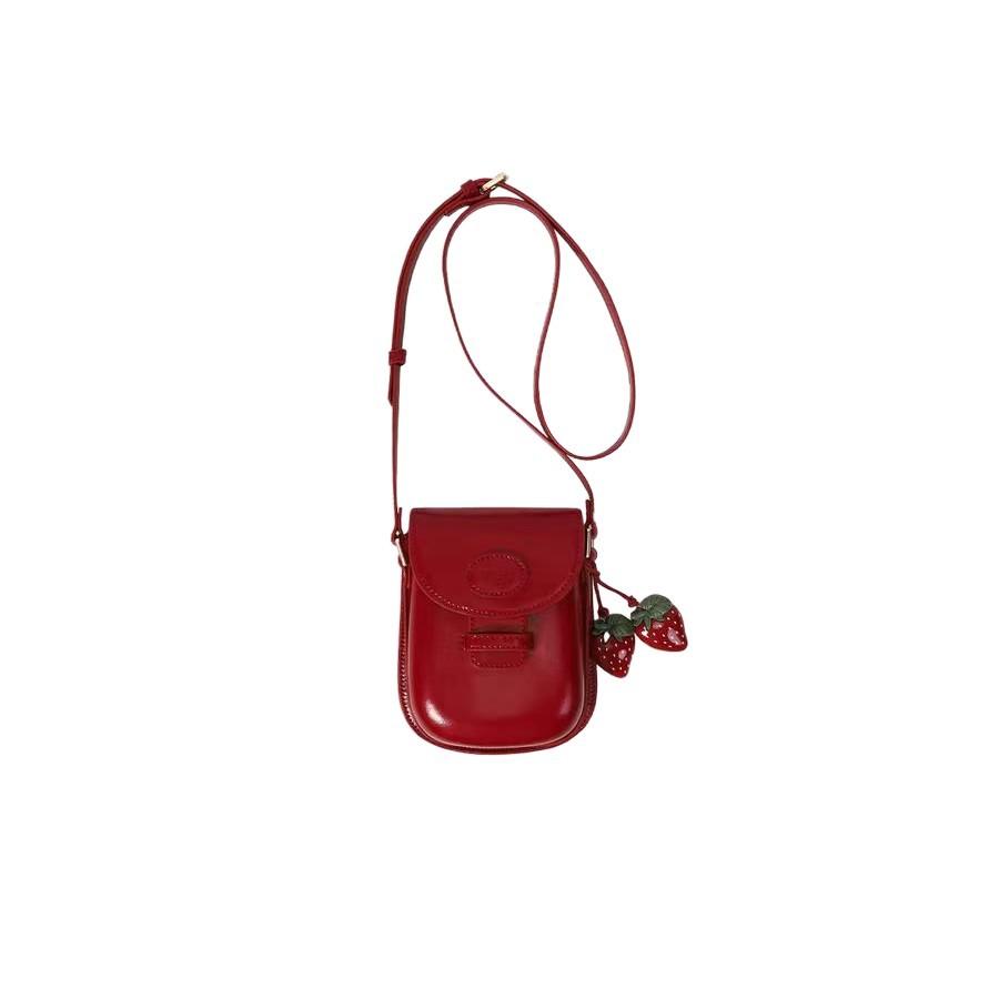 Nanfeng Versatile Trendy Strawberry Mobile Phone Bag Girl 2025 New Trendy Girl Super Hot Exquisite Red Crossbody Bag Girl