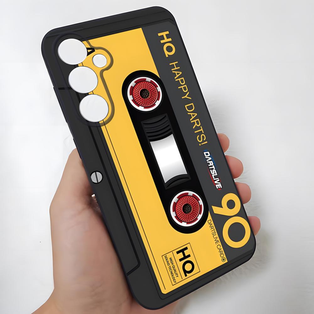 Retro Magnetic Radio Tape Cassette Phone Case For Samsung S26 Ultra S25 Edge Ultra S23 S22 S21 S20 Ultra Plus S24 Fe Glass Cover
