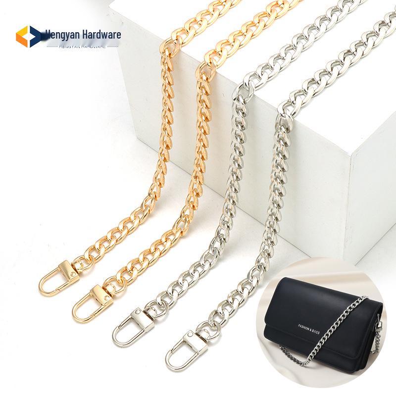 Gold & Silver Metal Chain Replacement for Crossbody Bags - Fragrance Style Accessory with Extension and Decorative Elements