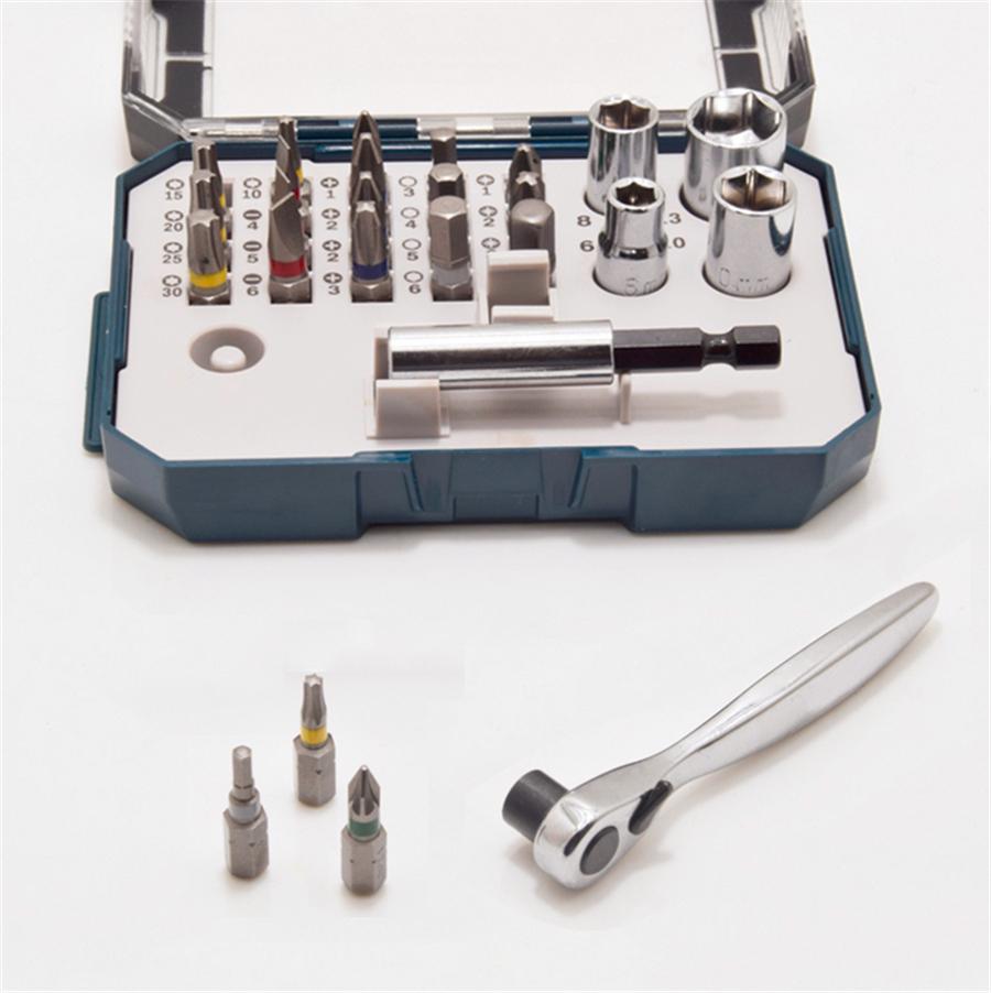 Suitable for all common power tool brands and manual screwdrivers.