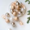 24pcs/set Electroplated Christmas Hanging Ball Shatterproof Xmas Tree Ornaments  Photographic Props