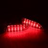 2PCS LED Rear Bumper Reflector Light Red Car Driving Brake Fog Lamp For Toyota Corolla Lexus CT200h 2011 2013