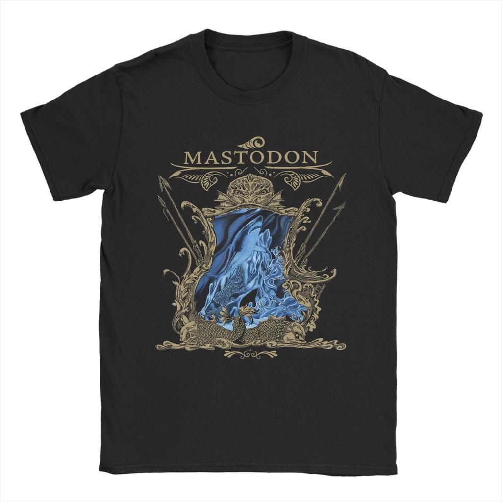 Mastodon Floods of Triton T Shirt for Men Cotton Casual TShirts O Neck  Tee Shirt Short Sleeve Clothing 4XL 5XL