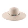 Big edge straw hat sun hat women's summer sun protection hat travel vacation beach hat new dome sun hat