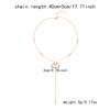 Sexy Rhinestone Long Necklace for Women Gold Color Water Droplet Sun Zircon Pendant Tassel Choker Party Accessories Jewelry Gift