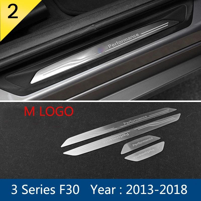 Für BMW X5 X6 E84 E90 F15 F16 F20 F30 G05 F34 F25 Autozubehör Einstiegsleisten-Schutzleisten-Edelstahlaufkleber