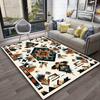 Extra Large Boho Area Mat Non Slip Backing Machine Washable Soft Plush Teal Blue Burnt Orange Black White Beige Living Room