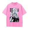 Anime Jujutsu Kaisen Fushiguro Megumi Makora Print T-shirt Men Women Tshirts Cotton Clothing Retro Washed T Shirt Harajuku Tops