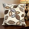 Boho Leaf Throw Pillow Cover Vintage Botanical Floral Decorative Cushion Case For Luxury Modern Home Decor Gift