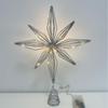 LED Wrought Iron Christmas Tree Topper Star Decoration