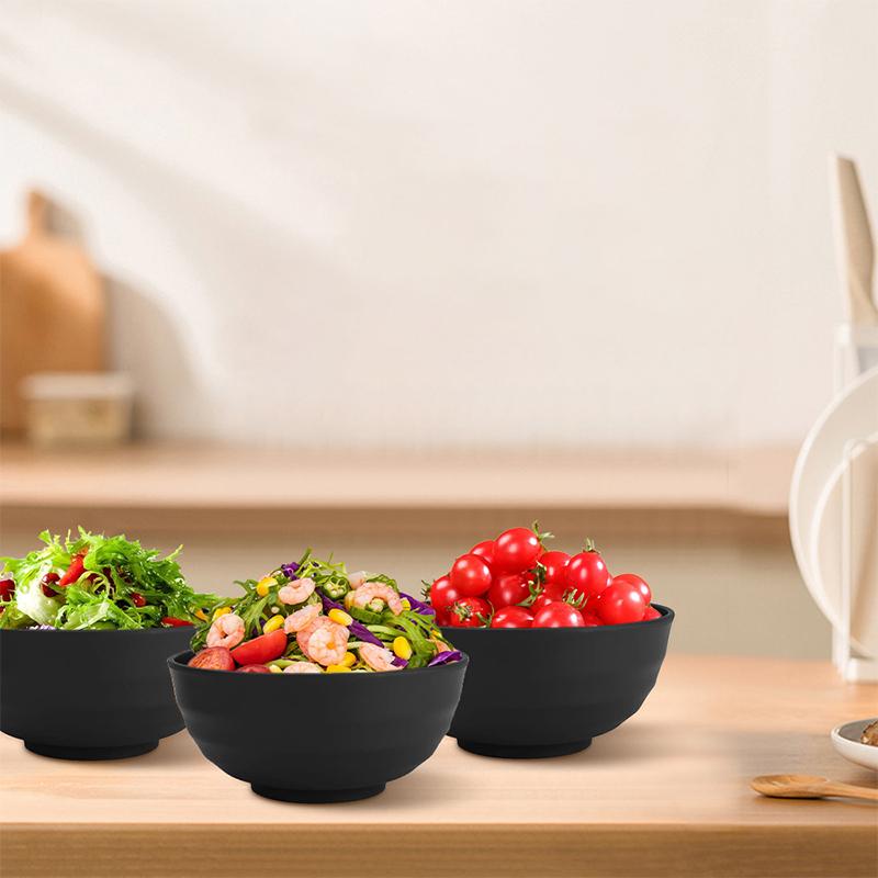 Eco Wheat Straw 12pcs Dinnerware Set Unbreakable Plates Bowls Reusable Plastic Tableware Lightweight for Family Gathering Party Use